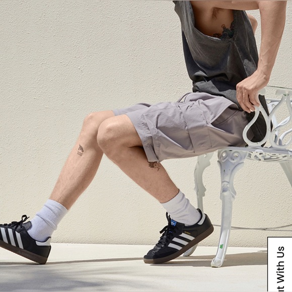 PacSun Gray Zip Off Performance Cargo Joggers size M - Picture 3 of 9